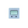 Thermostat with LCD display and function keys