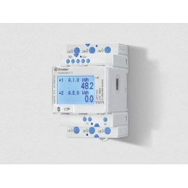 MID certified Single- or Three-phase Bi-directional energy meter 5(80) A with 2 S0 pulse outputs