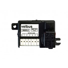 Velbus Push-button interface with 6 channels for universal mounting