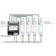 VMB4RYLD-20 Velbus 4-kanaals relaismodule met spanningsuitgangen din rail