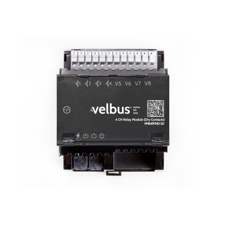 Velbus VMB4RYNO-20 Four-channel relay module with potential-free outputs
