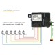 VMB6PB-21 Velbus drukknopinterface met 6 kanalen voor universele montage
