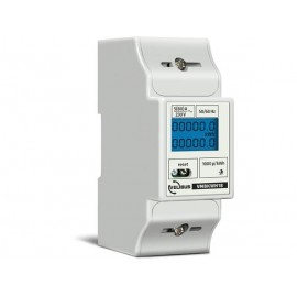 Single phase energy meter for din rail mounting, 5 (80) a, for connection to vmb7in