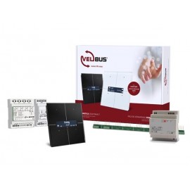 Velbus starter kit incl. black glass control module with oled display vmbgpodw