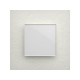 Edge lit control module with 1 touch key - frosted pure white
