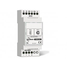 Velbus Configuration module with usb and rs-232 interface for din rail